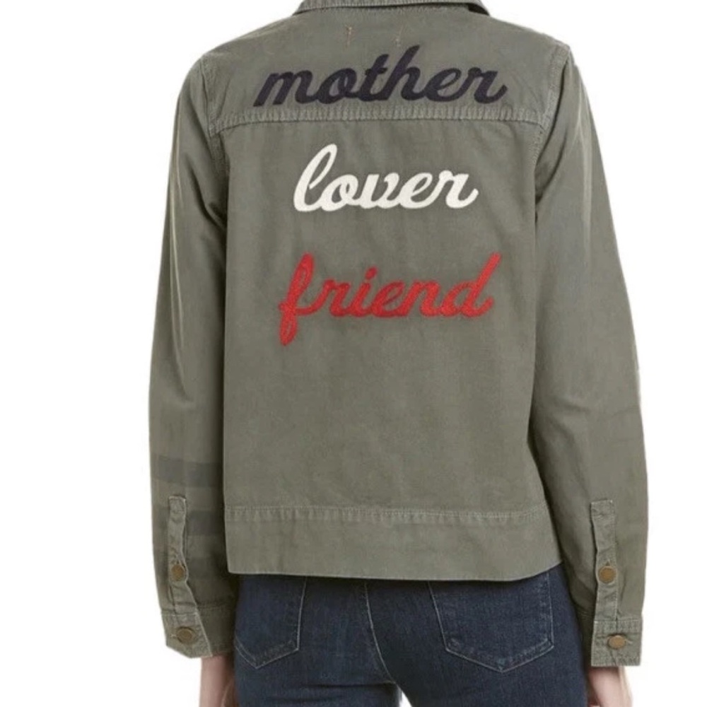 NWT Anthropologie Sundry Mother Lover Friend Green Military Jacket